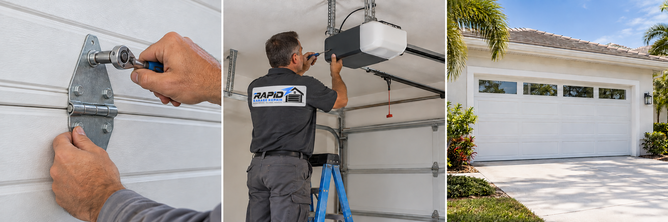 rapid_garage_repair_repairing_door_pictures